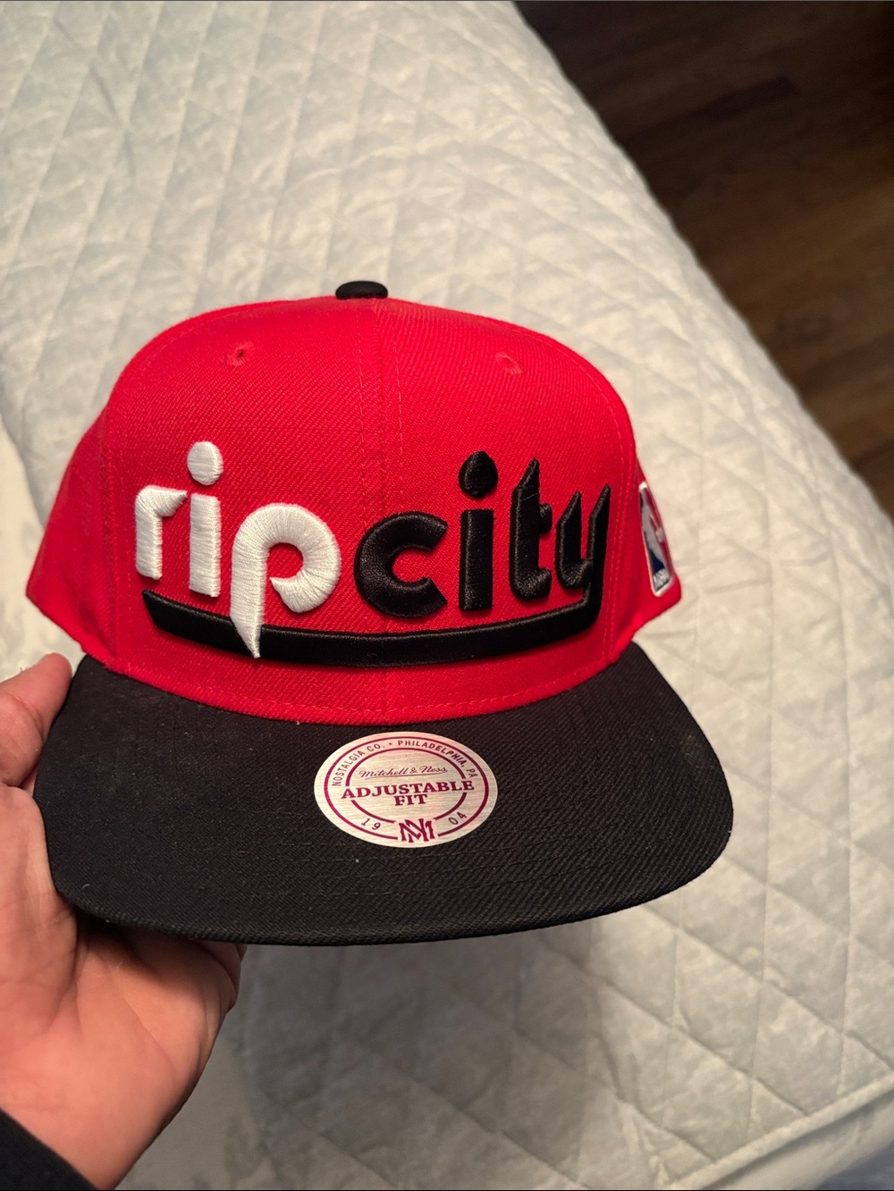 Men’s Portland rip city Mitchell and ness SnapBack brand new
